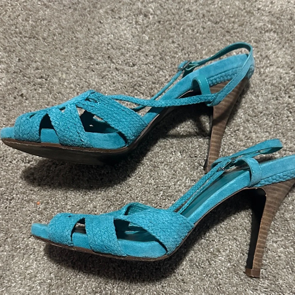 Cole Haan Nike Air Teal Strappy Sandals